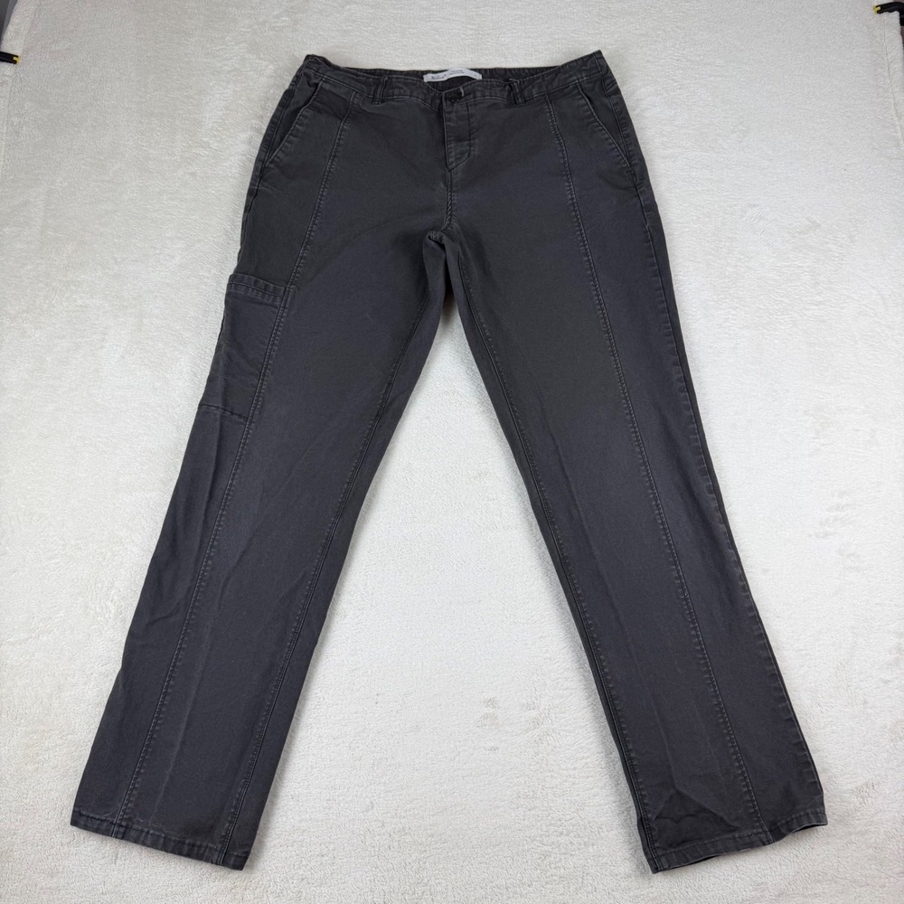 Woolrich Women Charcoal Gray Cargo Pants‎ Utility Style Size 6